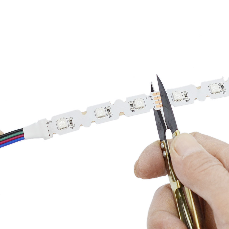S Shape RGB Color Change Bendable LED Strip - 12mm 12V 5050 RGB Lights - 42LEDs/m High Density S Shape RGB Color Change Bendable LED Strip - 12mm 12V 5050 RGB Lights - 42LEDs/m High Density